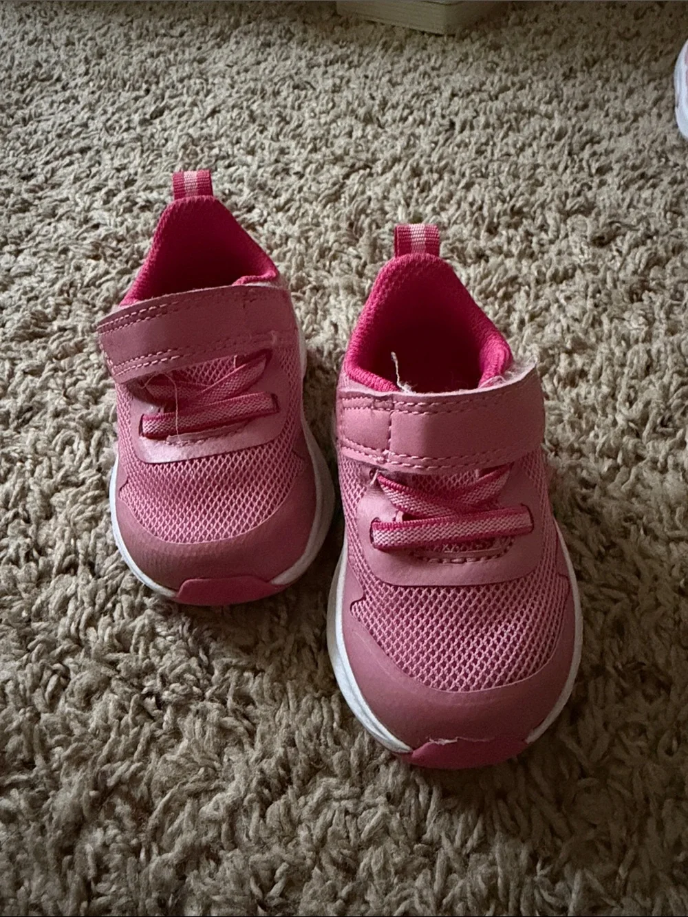 Kids Pink Athletic Sneakers - Comfortable Slip-On Style
